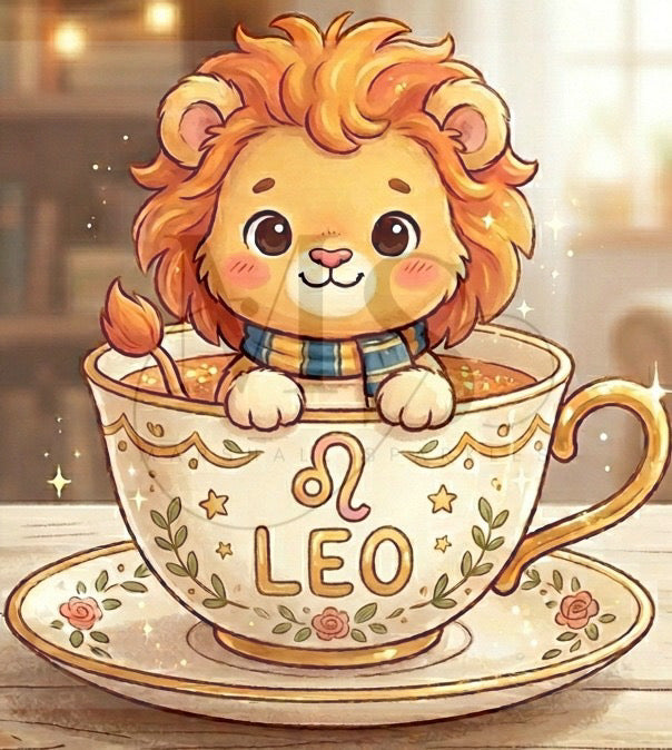 The Teacup Zodiac - Leo © 50x50 by RG Designs