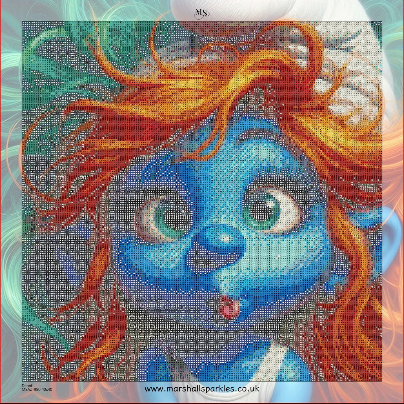 Danni © 40x40 includes Fairy & AB drills