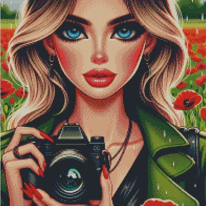 Poppy © 50x50 with Fairy by Katie Mayo-Jackson