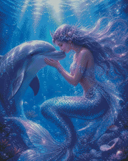 The Dolphins Guardian © 60x75 by KT Designs
