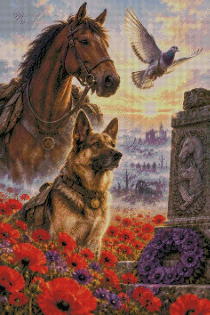 Least We Forget © 60x90 by NAT Art Creations