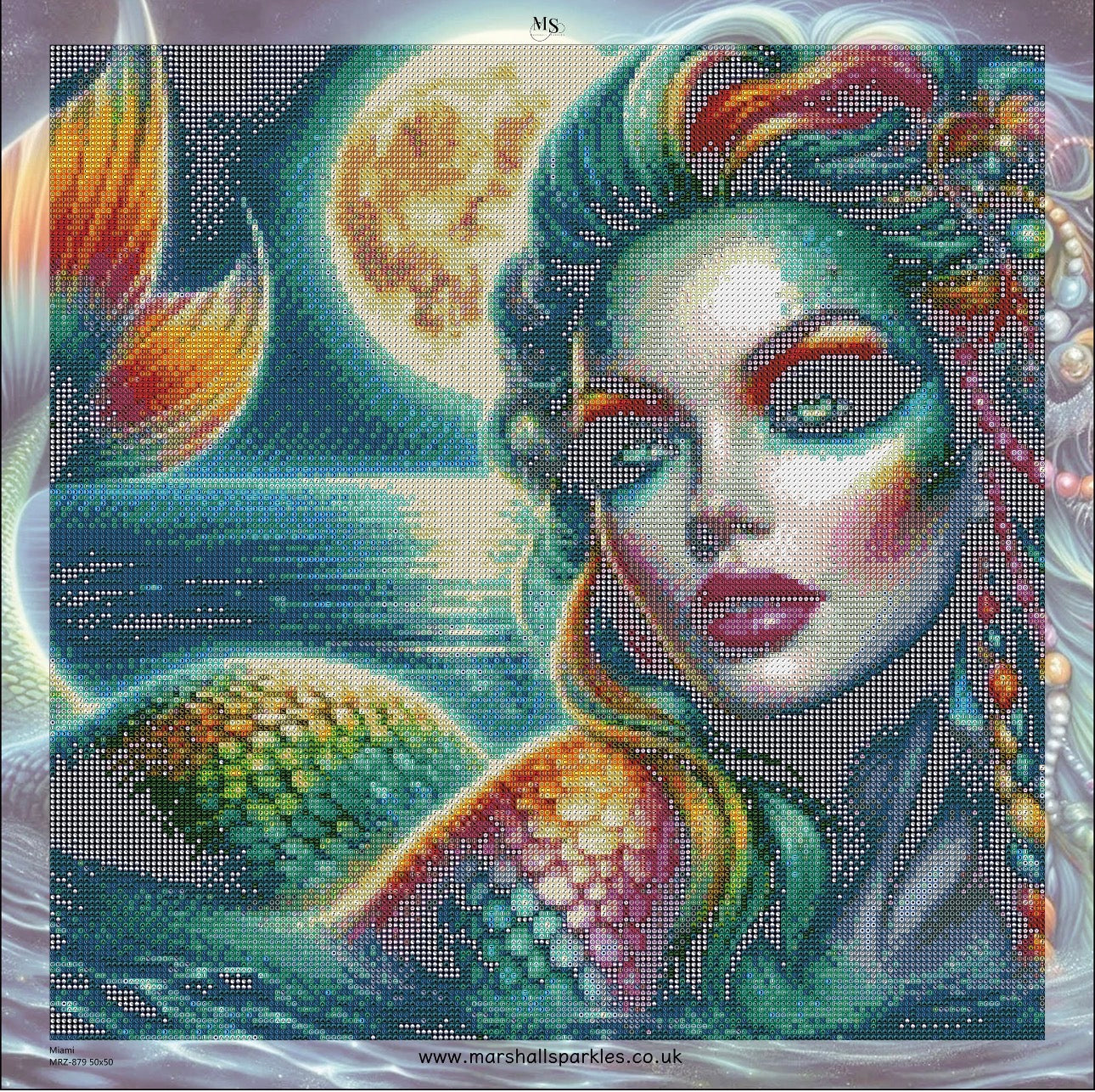 June Miami  © 50x50 round fairy drill