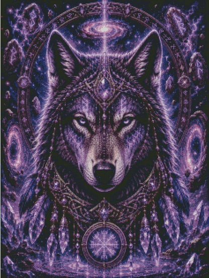 Amethyst Moon Guardian © 60x80 by CrazyLoneWolf