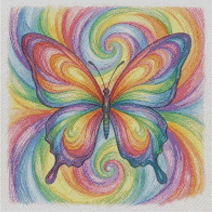 Fire & Ice Butterfly © 50x50