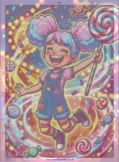 June Candy Fair © 50x70 Sqaure Sparkle drill
