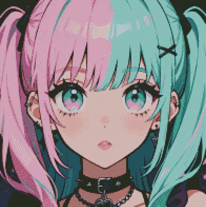 Pastel Goth Charm © 50x50