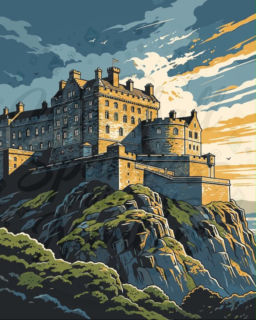 PBN - Edinburgh Castle MS038 © 40x50