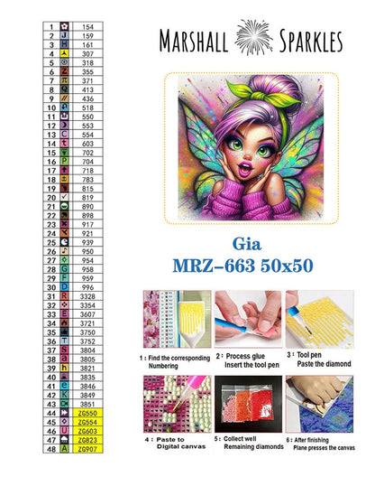 Gia © 50x50 (print to order)