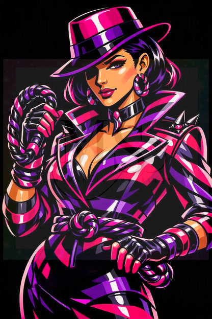 Magenta Whiplash (rainbow    Liquorice) © 60x90
