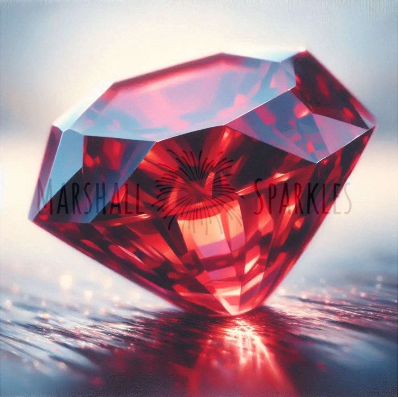 January/Garnet - Diamond © 40x40