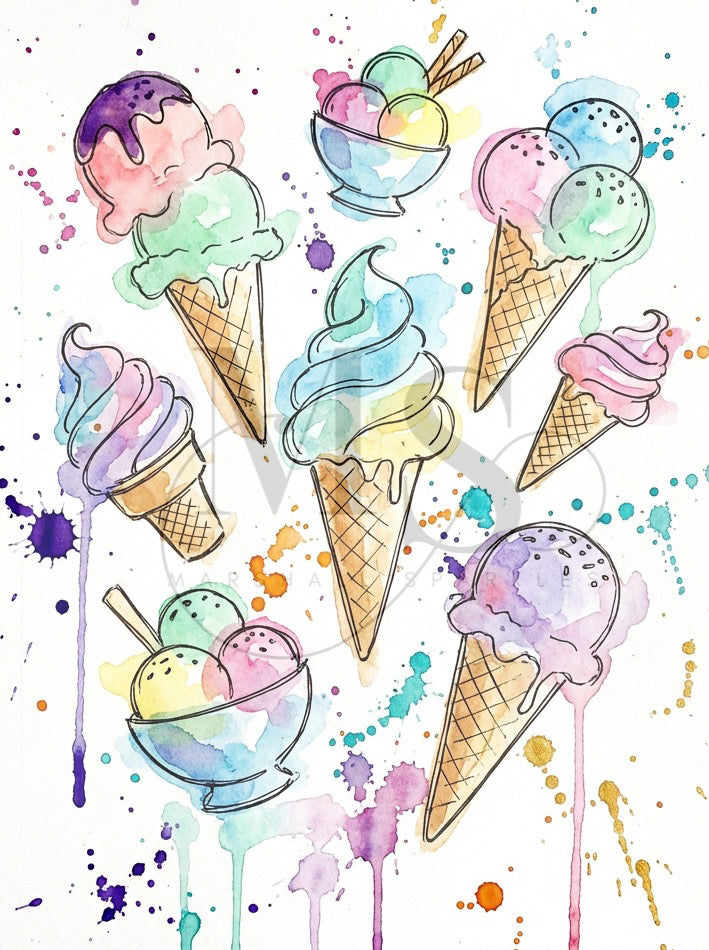 Ice Creams © 40x55