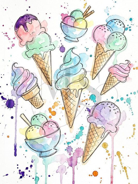 Ice Creams © 40x55