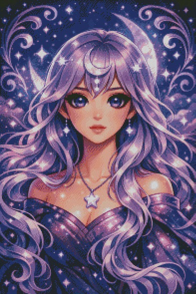 Purple Moon © 50x75