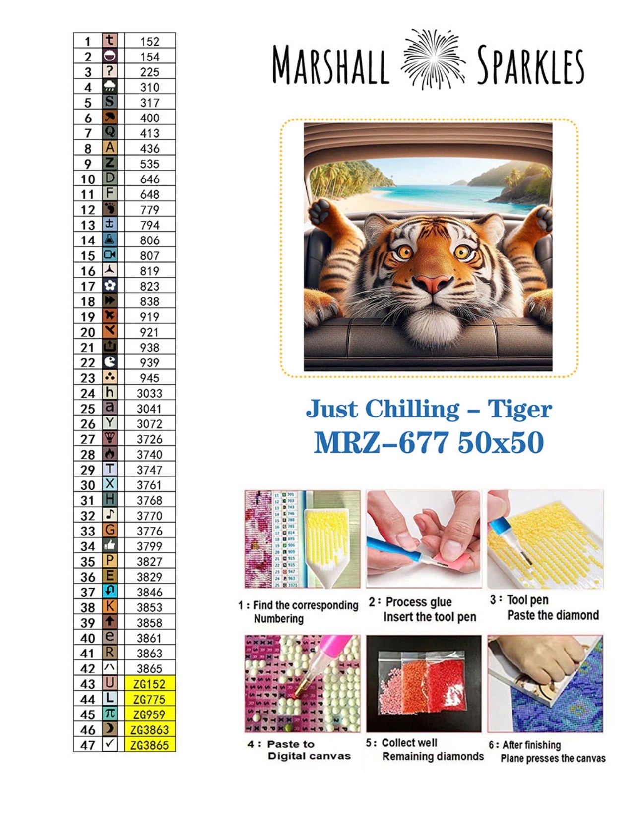 Just Chilling © 50x50 Round Fairy Drill