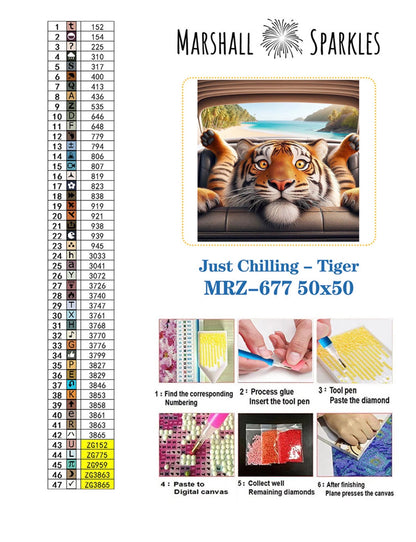 Just Chilling © 50x50 Round Fairy Drill