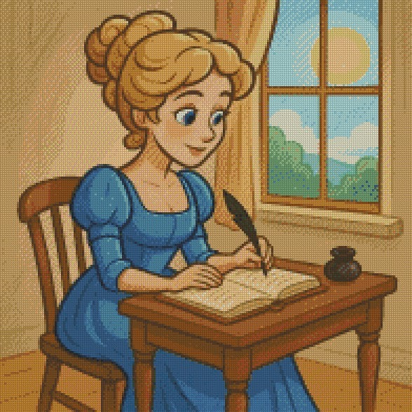 Quill writer © 50x50  by Katie Mayo-Jackson