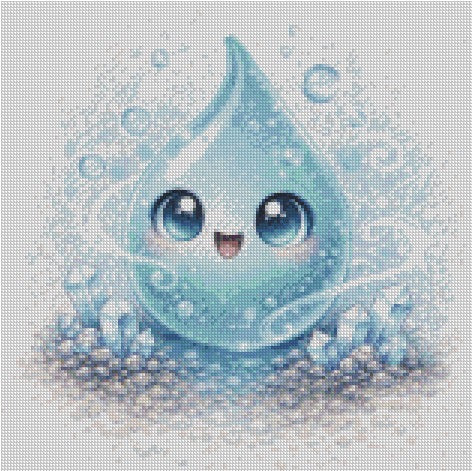 Mini Water Element © 40x40 by Miss Millicent