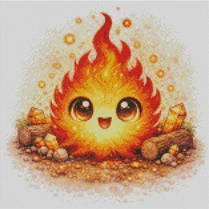 Mini Fire Element © 40x40 by Miss Millicent
