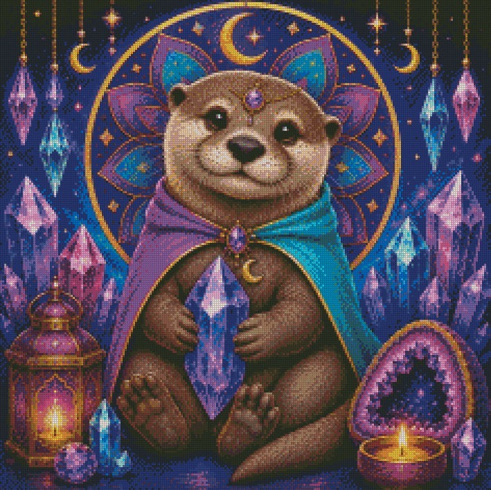 Crystal Keeper © 60x60 by Puttiluxe