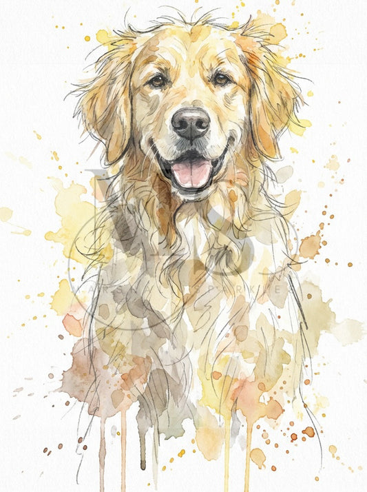 Golden Retriever © 40x55