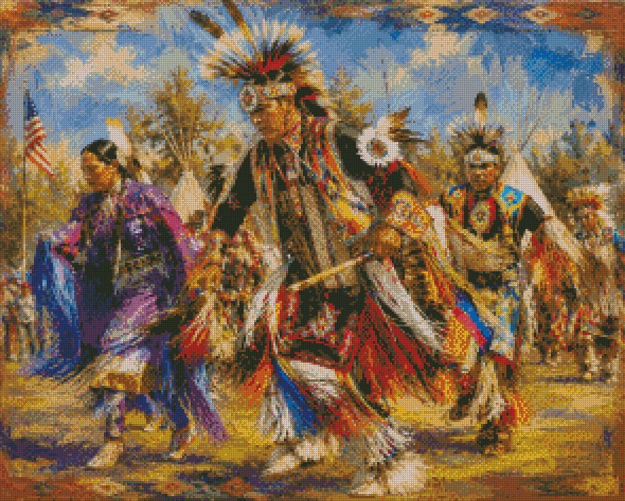 Rhythm of Tradition © 75x60 by KT Designs