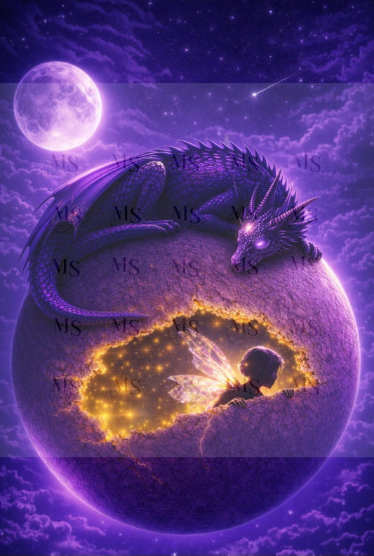 Dormant Guardian © 50x75 by Rachel Diamond