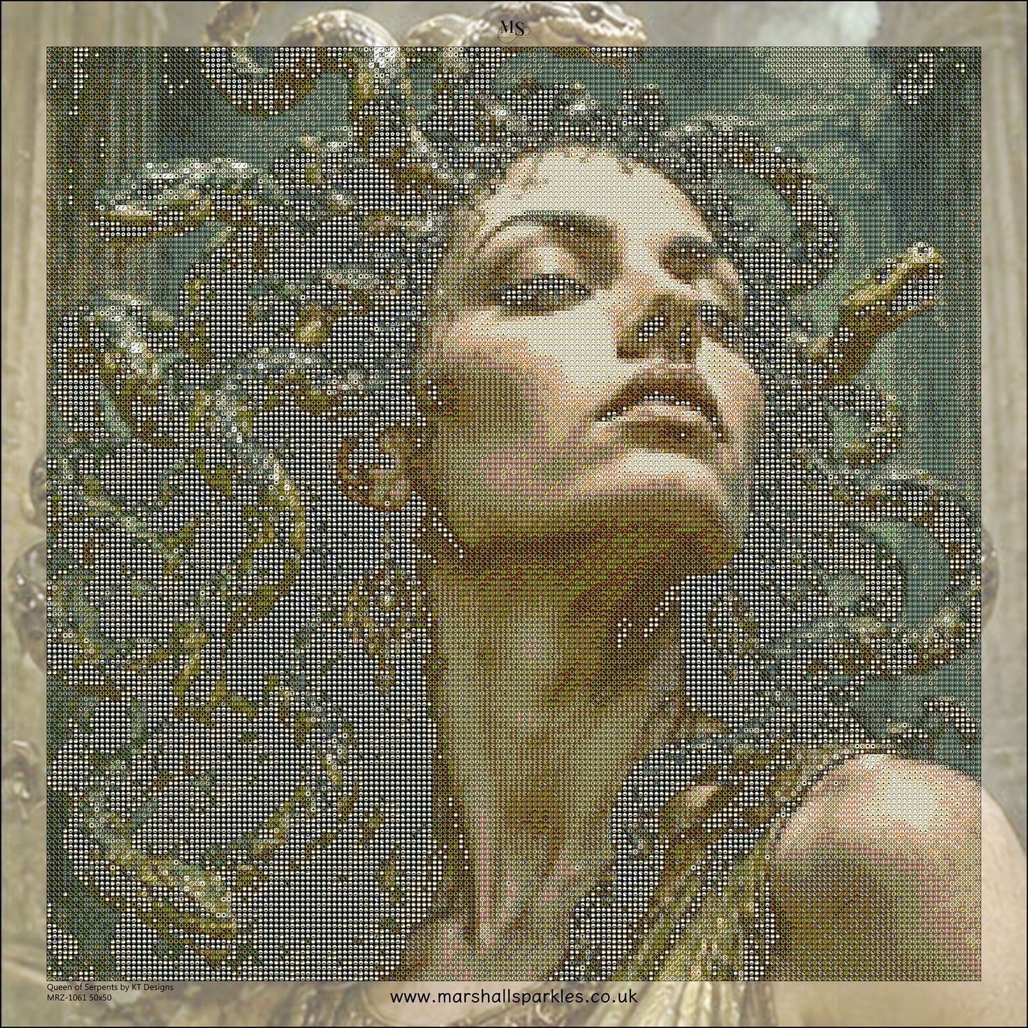 Queen of Serpents ©  50x50 by KT Designs