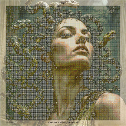 Queen of Serpents ©  50x50 by KT Designs