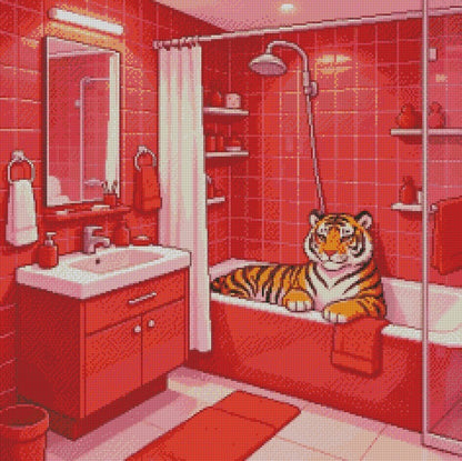Pixel Room Tiger © 60x60