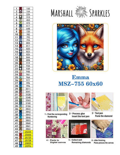 Emma B © 60x60 (print to order)