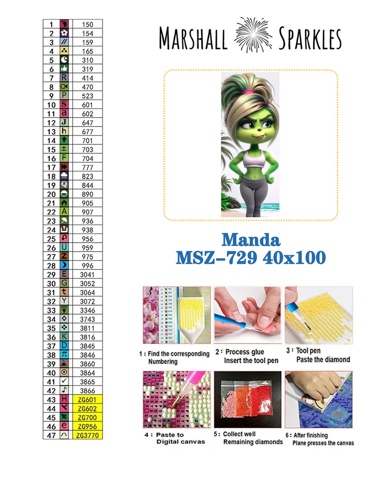 Manda © 40x100 (print to order) – Marshall Sparkles