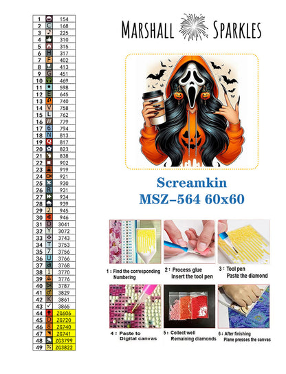 Screamkin © 60x60  (print to order)