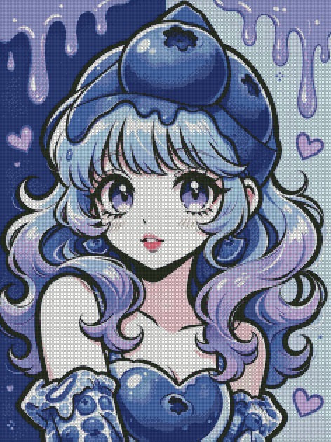 Fruitella Girls - Bluette BerryBelle © 60x80