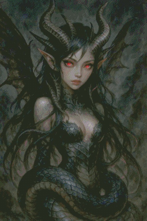 Serpentina Nightbane © 60x90