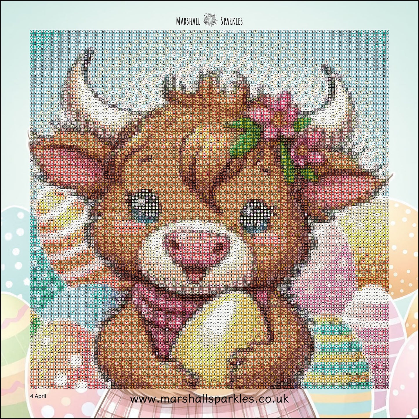 12 Months of Highland Cows © 30x30 free birthday canvas