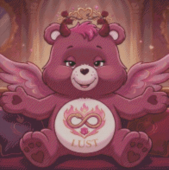 Snuggle Sin Bears - Lust ©  50x50 by RG Designs