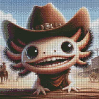 February Yellowstone - Axolotl © 40x40 Square Fairy Drill