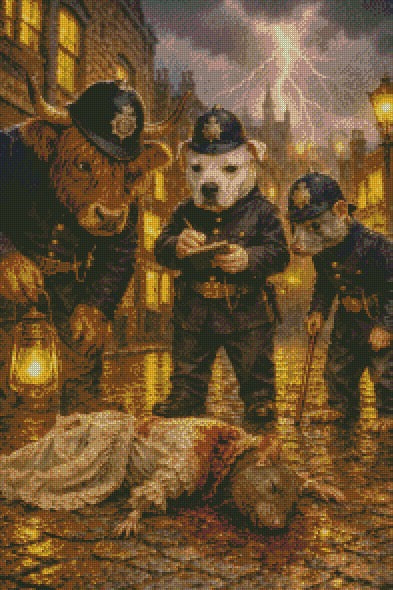 Murder of Whitechapel © 50x75 by NAT Art Creations