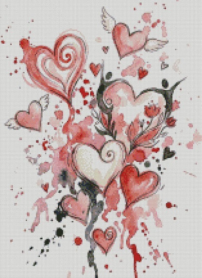 Hearts © 40x55