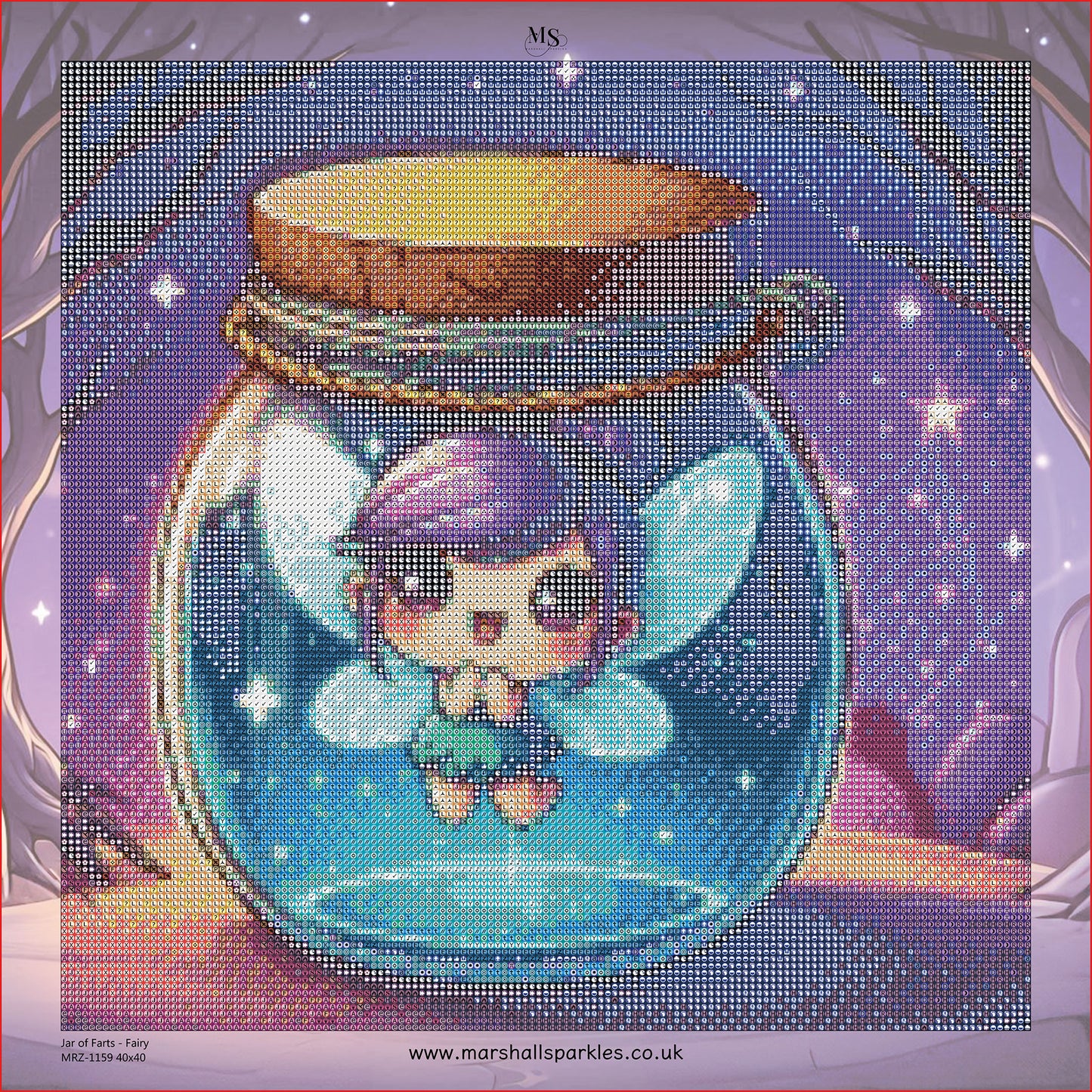 Jar of Farts - Fairy ©  40x40