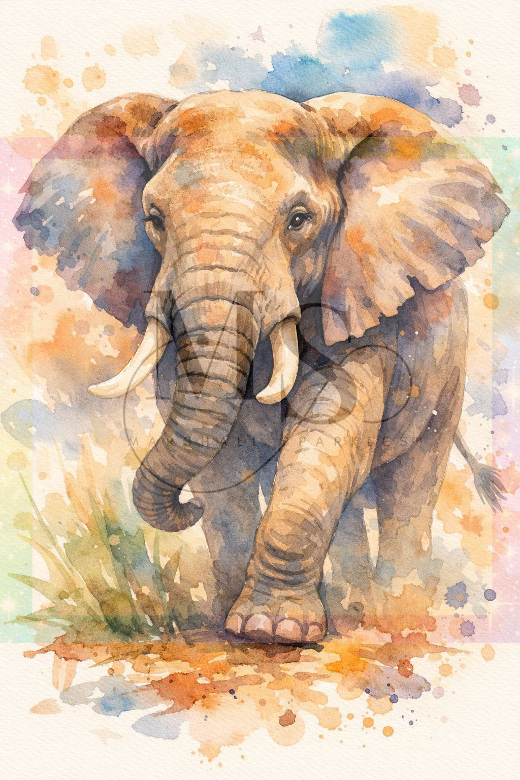 Elephant © 30x40 Pearl Painting