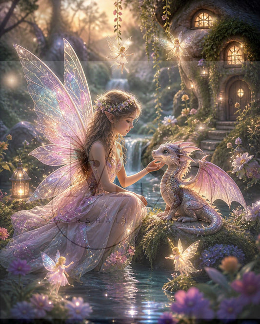 Wings of the Woodland Realm © 60x75 by KT Designs