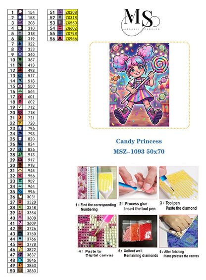 Candy Princess © 50x70