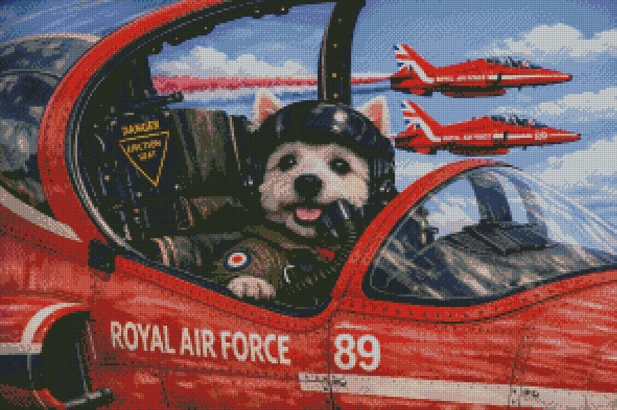 Geoff’s last flight © 75x50 by NAT Art Creations