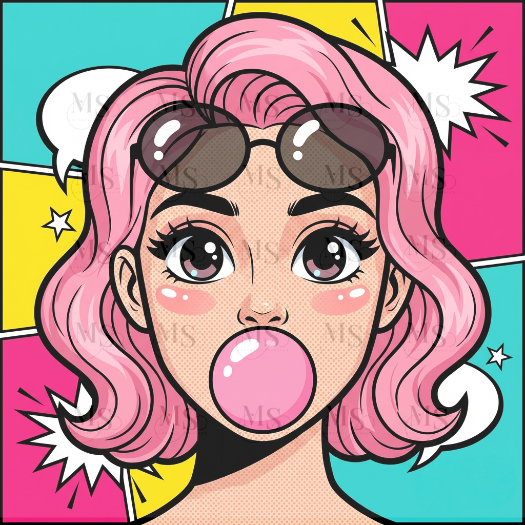 Bubblegum Riot © 40x40