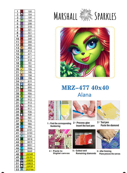 Alana © 40x40 Round Fairy Drill