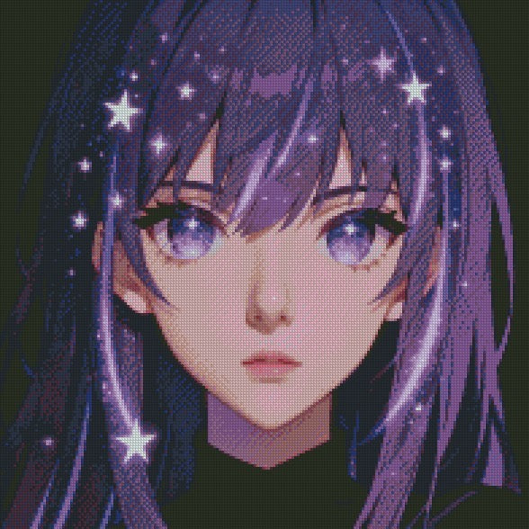 Cosmic Purple Witchy Vibes © 50x50