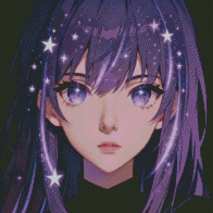 Cosmic Purple Witchy Vibes © 50x50