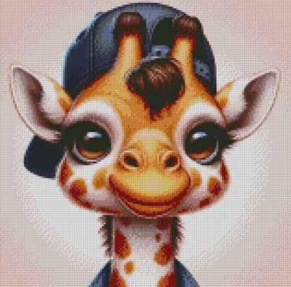 Cap Crew - Giraffe  © 40x40 - (print to order)