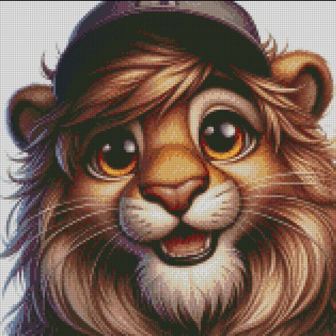 Cap Crew - Lion © 40x40 - (print to order)